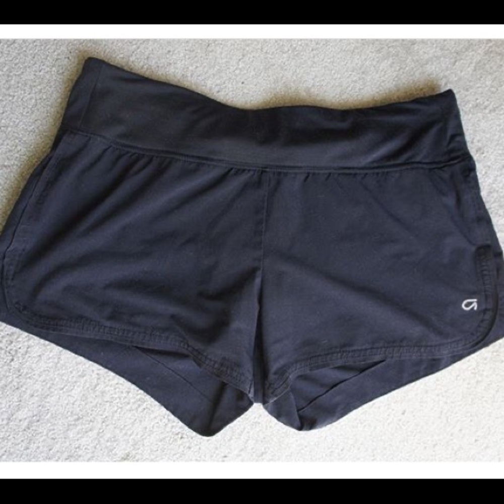 Black gap fit shorts lulu lookalikes